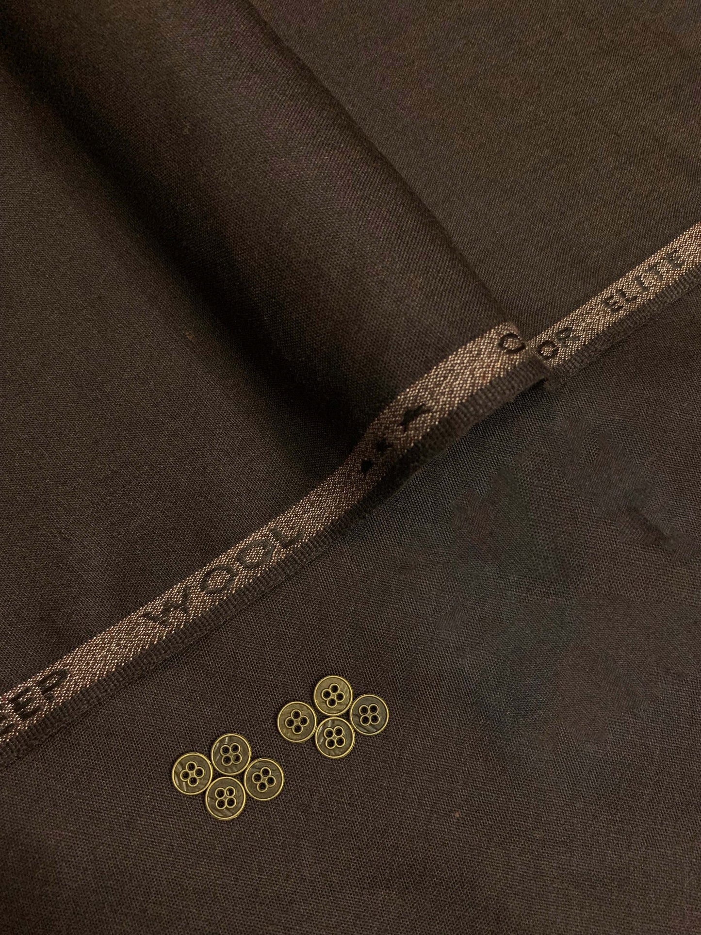 Youthbridge Shogran Wool – Brown | Premium Winter Suiting Fabric