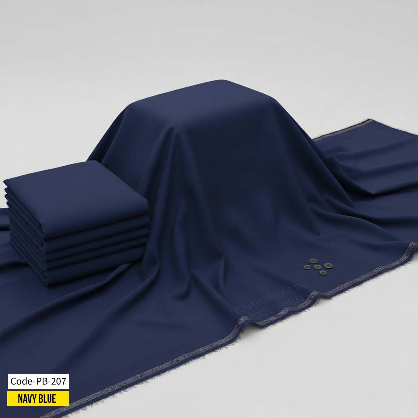Premium Royal Boski Unstitched Fabric